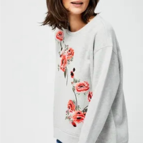 H & M embroidered sweatshirt never worn - Picture 2 of 13